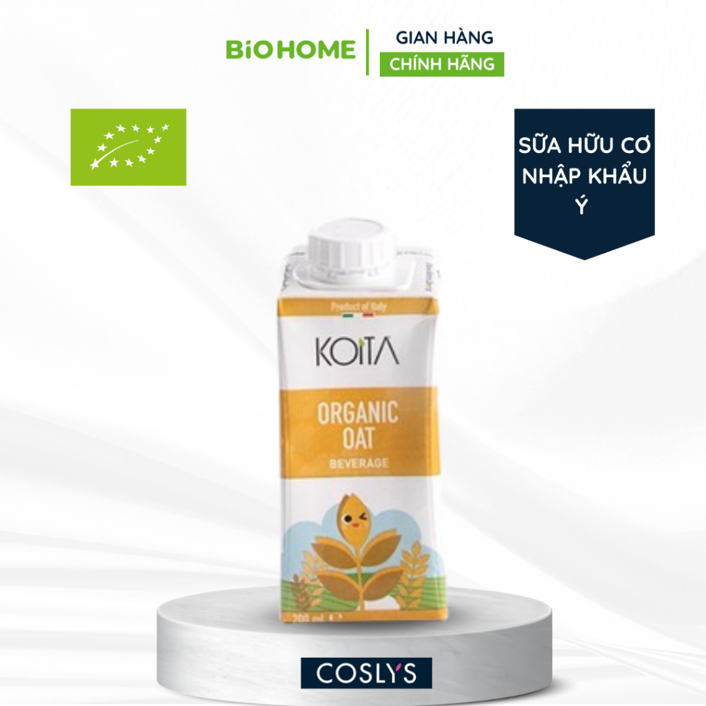 Sữa hạt yến mạch hữu cơ Koita 200ml