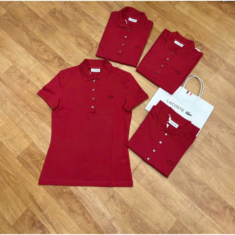 Áo Lacoste Polo Nữ 4 cúc slim