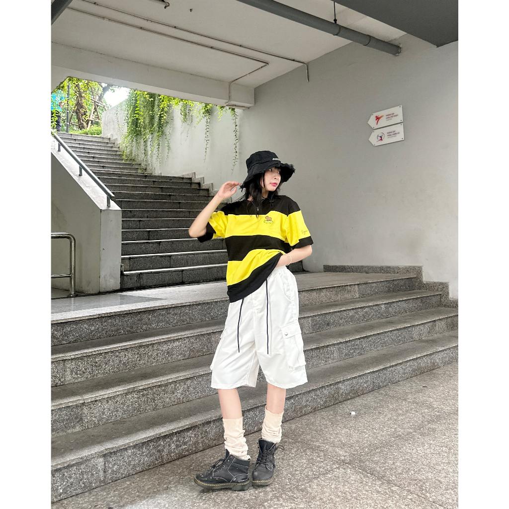 Baggy Kaki Short SAIGONESE Quần Đùi Lửng  Form Rộng Unisex Nam Nữ - QS01SG | BigBuy360 - bigbuy360.vn