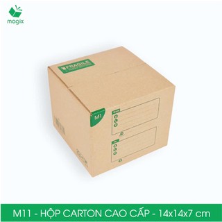 M11 - 14x14x7 cm - Combo 60 hộp carton đóng hàng cao cấp - Thùng carton gói hàng | Magix Packaging