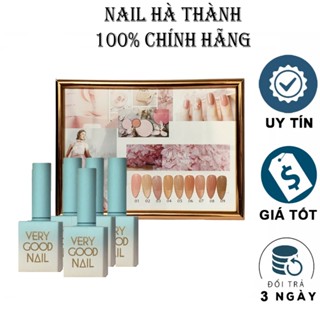 Set sơn thạch verygood 9 màu nail honey, tặng kèm bảng màu