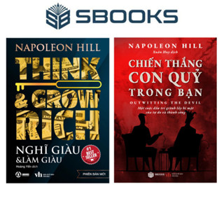 Sách: Combo 2 Cuốn Nghĩ Giàu Làm Giàu + Chiến Thắng Con Quỷ Trong Bạn - Napoleon Hill - Sbooks