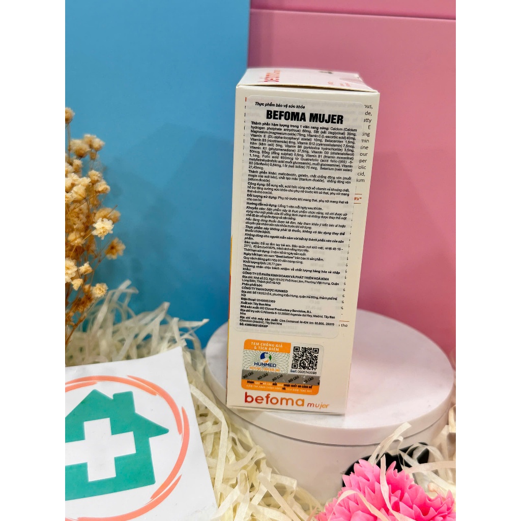✅ Bộ 3 BEFOMA + MENACAL + HYMEGA- Bổ sung Sắt- Canxi- DHA cho mẹ bầu