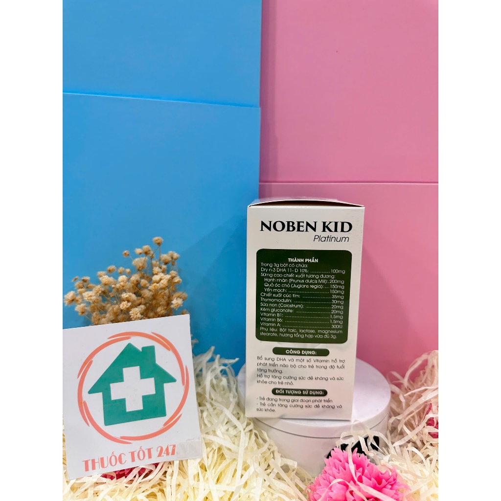 ✅[COMBO KHUYẾN MẠI] 2 HỘP CỐM TRÍ NÃO NOBEN KID  [Freeship] ❤️