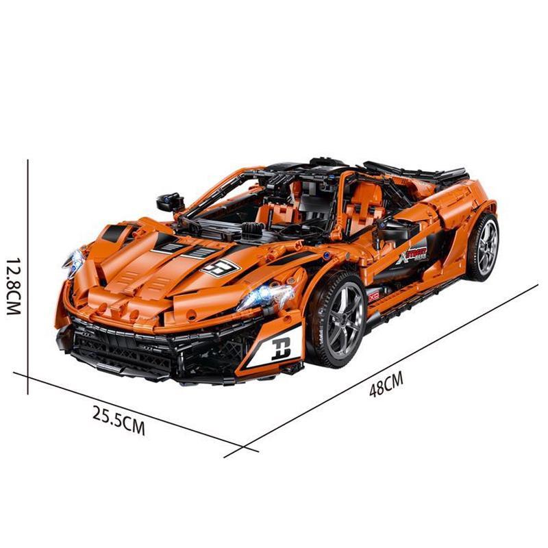 Mould King 13090 Đồ chơi Bộ lắp ráp Technics MCLaren P1- xe điều khiển chạy từ xa quà tặng giáng sin