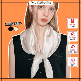 Khăn Lụa Vuông, Khăn Turban Trơn Cao Cấp Nhiều Màu Thời Trang Công Sở - Chất Liệu Chiffon - Size 70x70cm - KL021