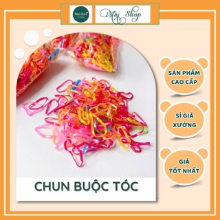 Chun buộc tóc nhiều màu sắc, dây xinh xắn, siêu dai giá rẻ [Free ship]