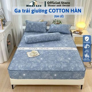 Ga trải giường cotton hàn ga trần bông cotton đũi ga bo chun nhiều kích thước m4 m5  m6 m8 2m2