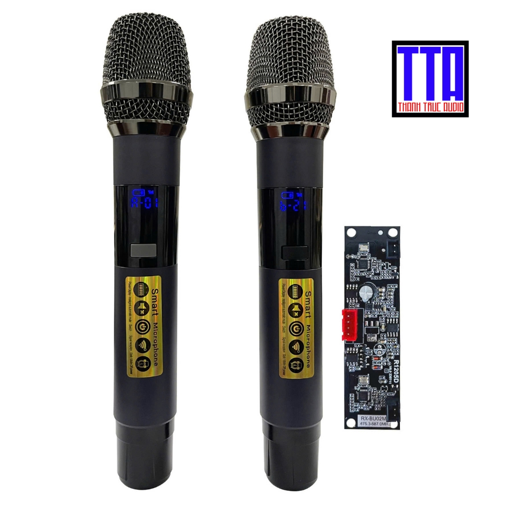 Micro loa kéo 2 màn hình UHF K8 - loại 1 - T8229