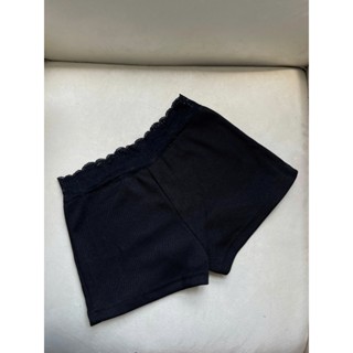 Quần Short TWENTI Thun Gân Phối Ren