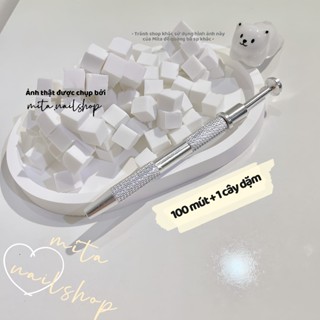  COMBO 100 MÚT DẶM OMBRE NAILS + NHÍP KẸP tiện lợi design nails 