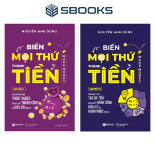 Sách - Combo 2 Cuốn Biến Mọi Thứ Thành Tiền (Quyển 1+2) - SBOOKS