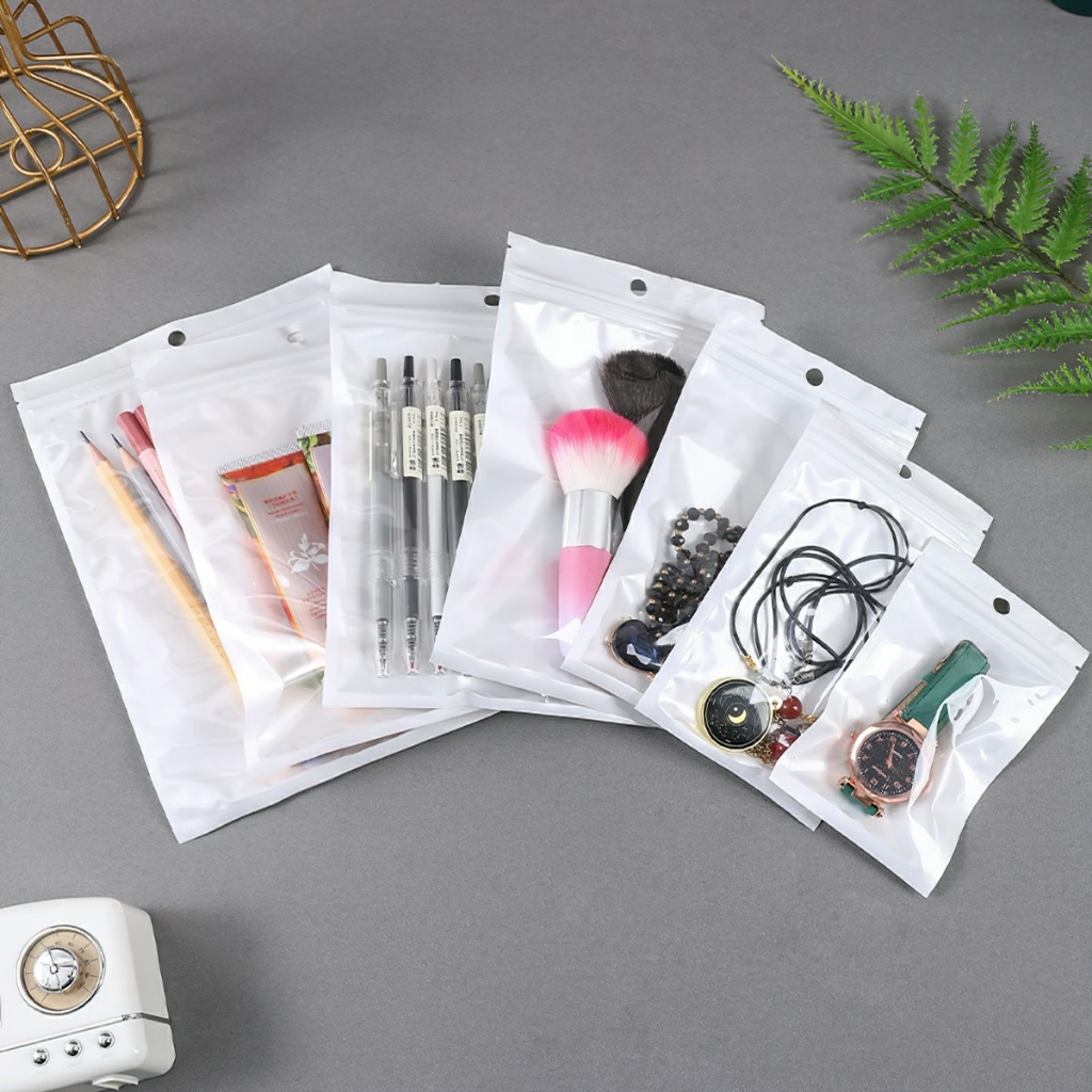 Túi zip lock trắng sữa 100 cái/gói ARRIA