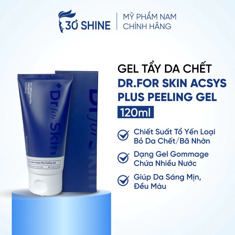 Gel tẩy da chết Dr. For Skin Acsys Plus Peeling Gel 120ml