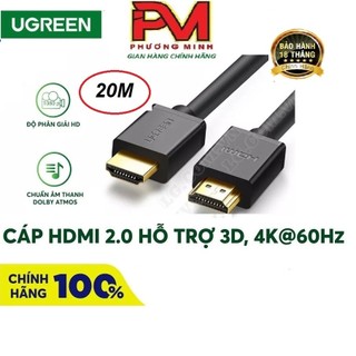 Cáp hdmi 1.4 ugreen 10112 20m- sản phẩm chính hãng bh 18 tháng