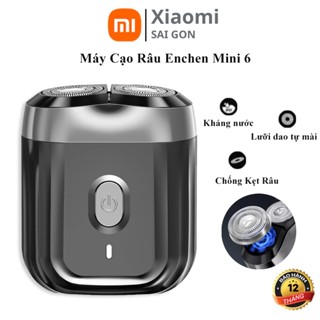 Máy cạo râu Xiaomi Enchen mini 6, tự mài lưỡi dao, chống nước IPX7, chống kẹt râu, lưỡi dao kép mỏng