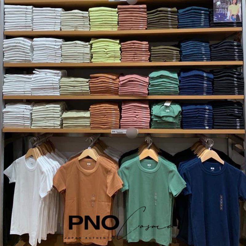 U ni qlo - Áo thun nữ basic cổ tròn dòng U ( tag Nhật )