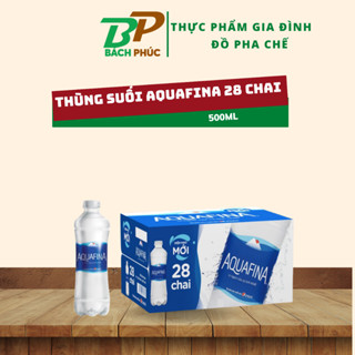  Thùng 28 Chai Nước suối Nước tinh khiết Aquafina  500ml chai  - Pha chế Bách Phúc Đà Nẵng 