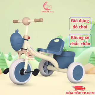  Xe đạp cho bé CÓ GIỎ ĐỰNG ĐỒ CHƠI xe đạp trẻ em 3 bánh xe đạp 3 bánh cho bé từ 2 - 6 tuổi 