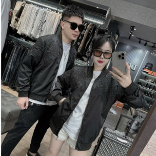 Áo Khoác Philipp Plein Thêu Hổ Chất Gió Hàng Quảng Châu 2 Lớp - Áo Khoác Bomber Nam Nữ Philipp Plein Phong Cách Phố