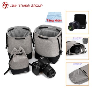 Túi đựng máy ảnh thời trang 3 lớp Baona BN-H006 BN-H007 BN-H008, tặng khăn lau lens - Oz120