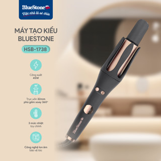 Máy Uốn Tóc Tự Động BlueStone HSB-1738 | Xoay 360 Độ – 45W | Ion Âm Giữ Nếp – Chống Xơ Rối – An Toàn Tự Ngắt | BH 2 năm