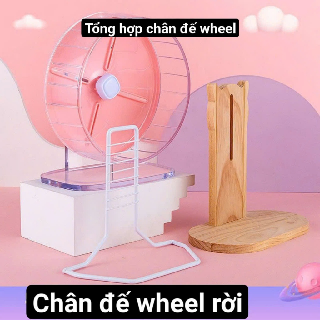 Tổng hợp Chân đế  gắn wheel 21-28cm cho hamster
