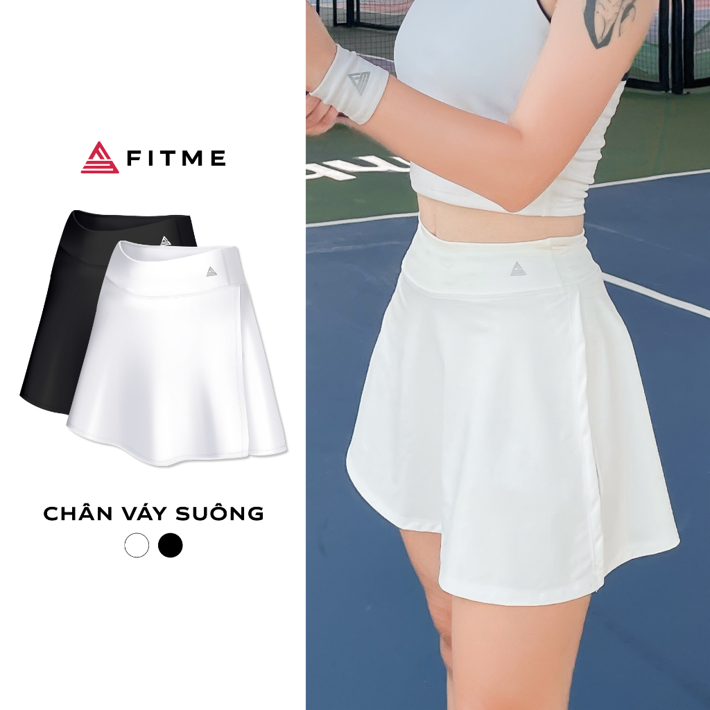 Chân váy ngắn thể thao nữ Fitme GOC may 2 lớp kèm quần bảo hộ chơi pickleball, tennis, cầu lông VSFM01 | BigBuy360 - bigbuy360.vn