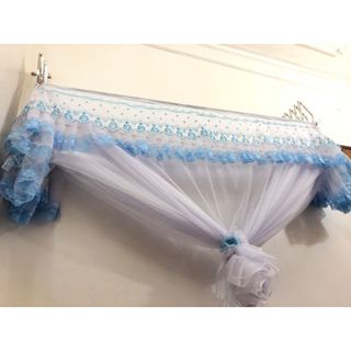 Màn Mùng khung xếp gọn phối ren kiểu nhiều màu cho khách lựa chọn