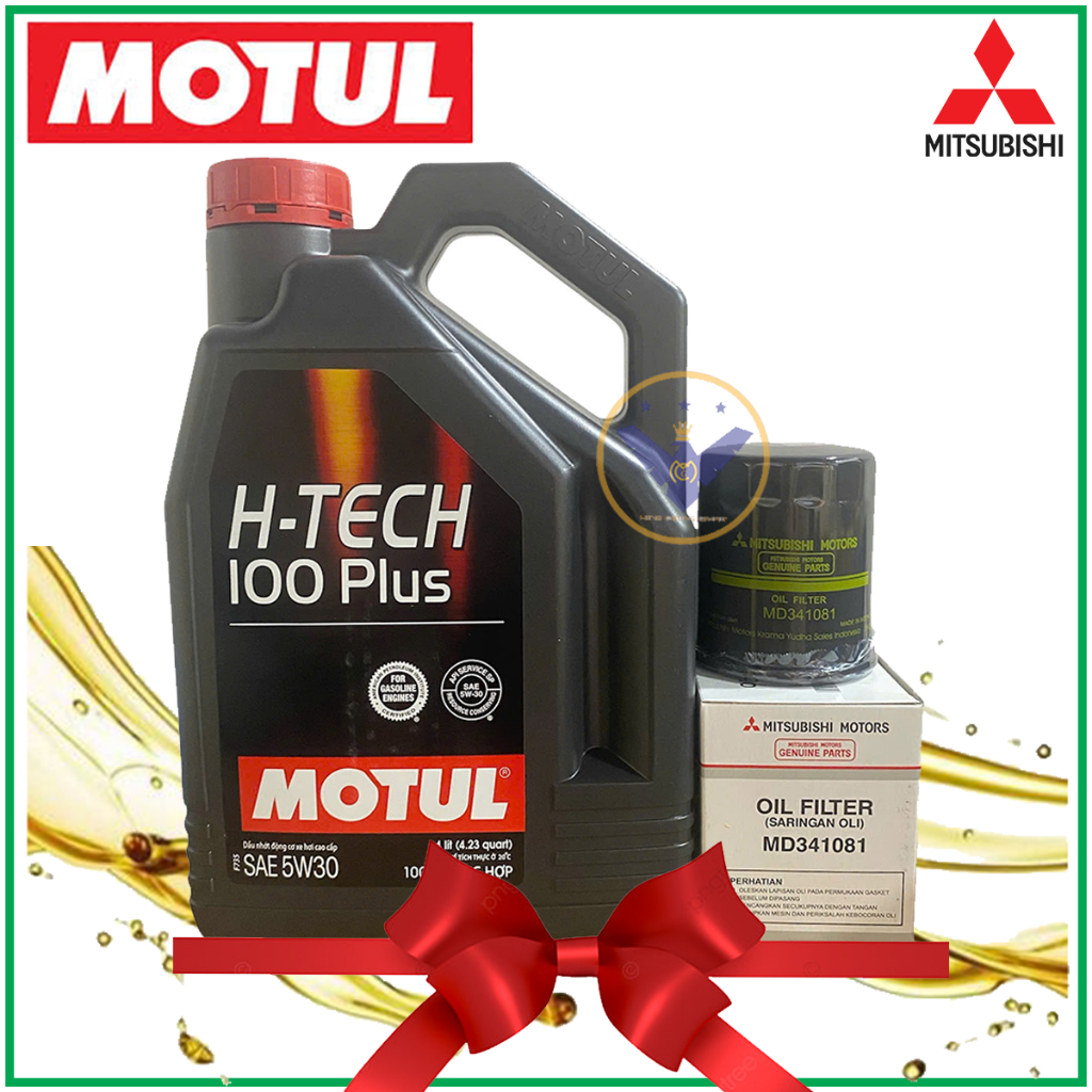 COMBO Dầu nhớt Motul 5w30,lọc nhớt chính hãng xe Xpander, Xforce, Attrage, Mirage