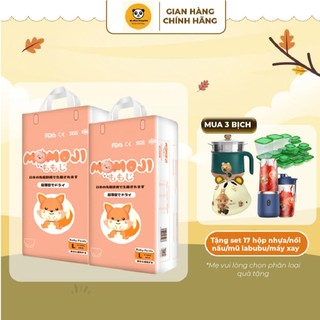   Tặng Quà  Combo 3 bịch Tã Bỉm Momoji Extra Plus Siêu thấm hút NB64 S60 M56 L54 XL50 XXL48 