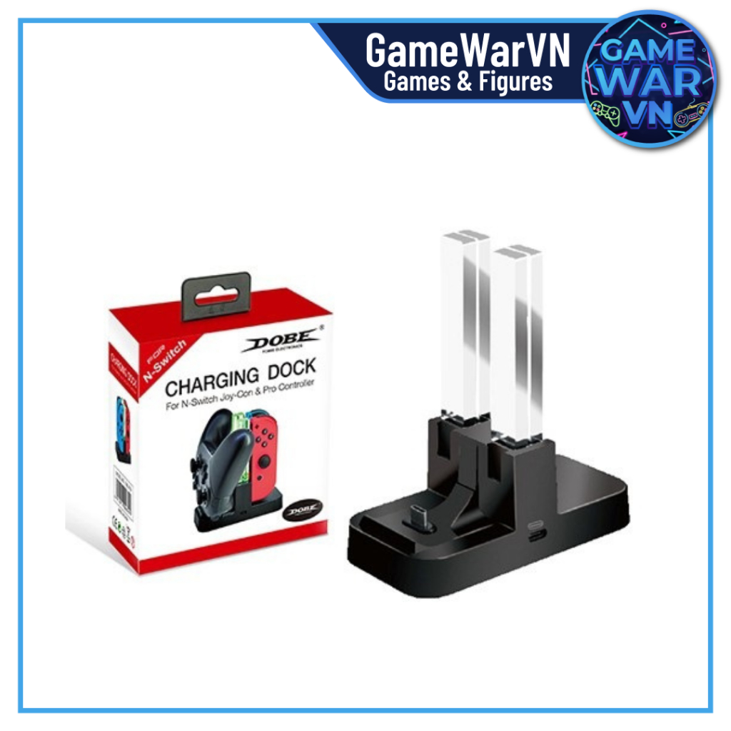 Dock Sạc Cho Joy-Con Và Tay Pro Nintendo Switch - Dobe