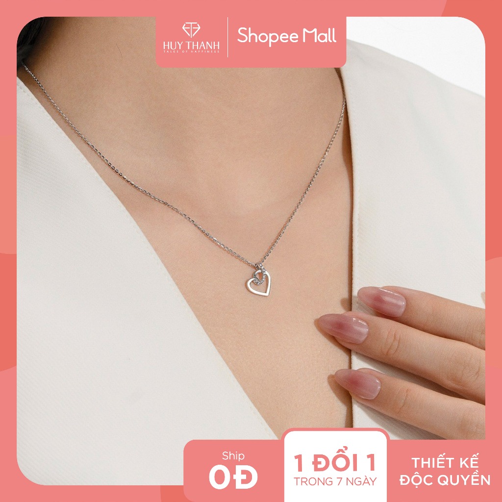 Dây Chuyền Vàng Tây 10k DCMAMD546 Huy Thanh Jewelry