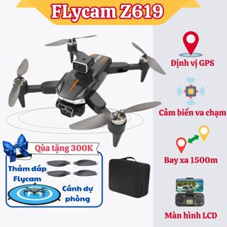 Máy bay flycam mini Z619, Flycam giá rẻ định vị GPS có cảm biến chống va chạm