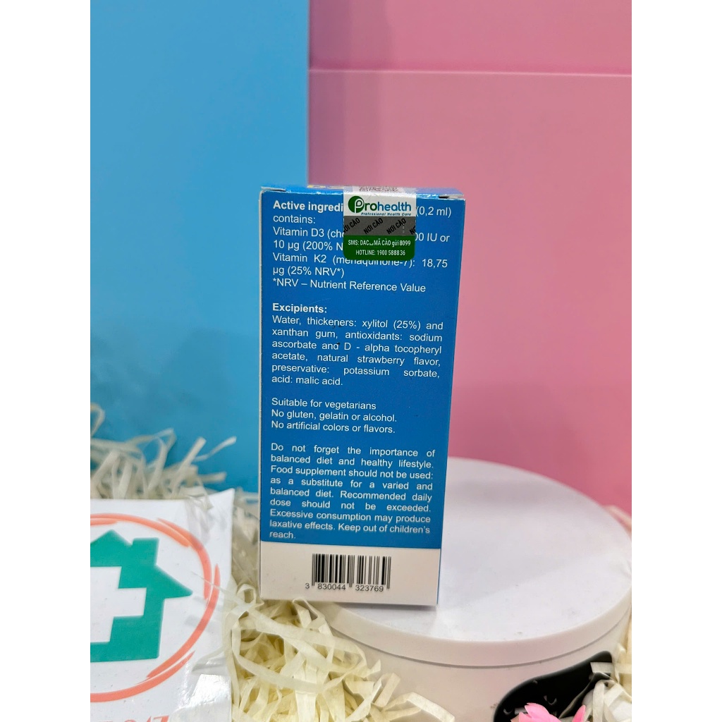 ✅ Tăng Chiều Cao Cho Trẻ Dimao Pro Vitamin D3 + Keovon Vitamin K2