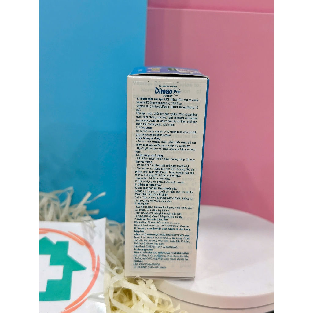 ✅ Tăng Chiều Cao Cho Trẻ Dimao Pro Vitamin D3 + Keovon Vitamin K2