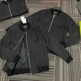 Áo Khoác Philipp Plein Thêu Hổ Chất Gió Hàng Quảng Châu 2 Lớp - Áo Khoác Bomber Nam Nữ Philipp Plein Phong Cách Phố Trẻ