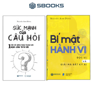 Sách - Combo 2 Cuốn Bí Mật Hành Vi + Sức Mạnh Của Câu Hỏi - Sbooks
