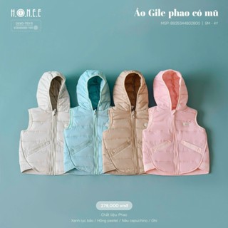 HRNEE Áo gile phao cực xịn cho bé yêu