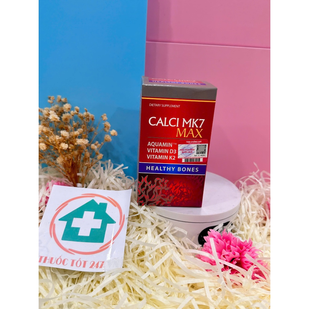 ✅ Calci MK7 Max – Bổ sung canxi hữu cơ phát triển chiều cao tối đa cho tuổi dậy thì (60 viên)