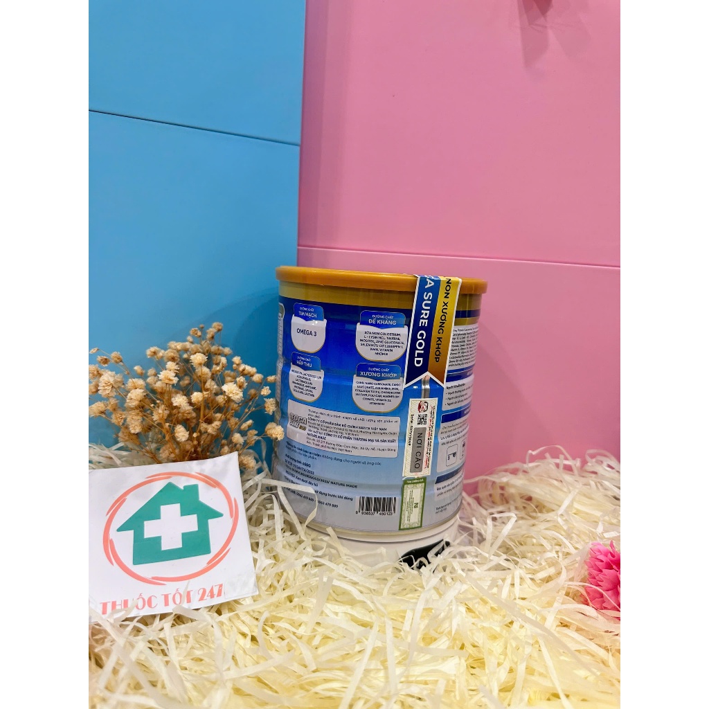 Sữa non xương khớp Boca Sure Gold hộp 650g nhập khẩu