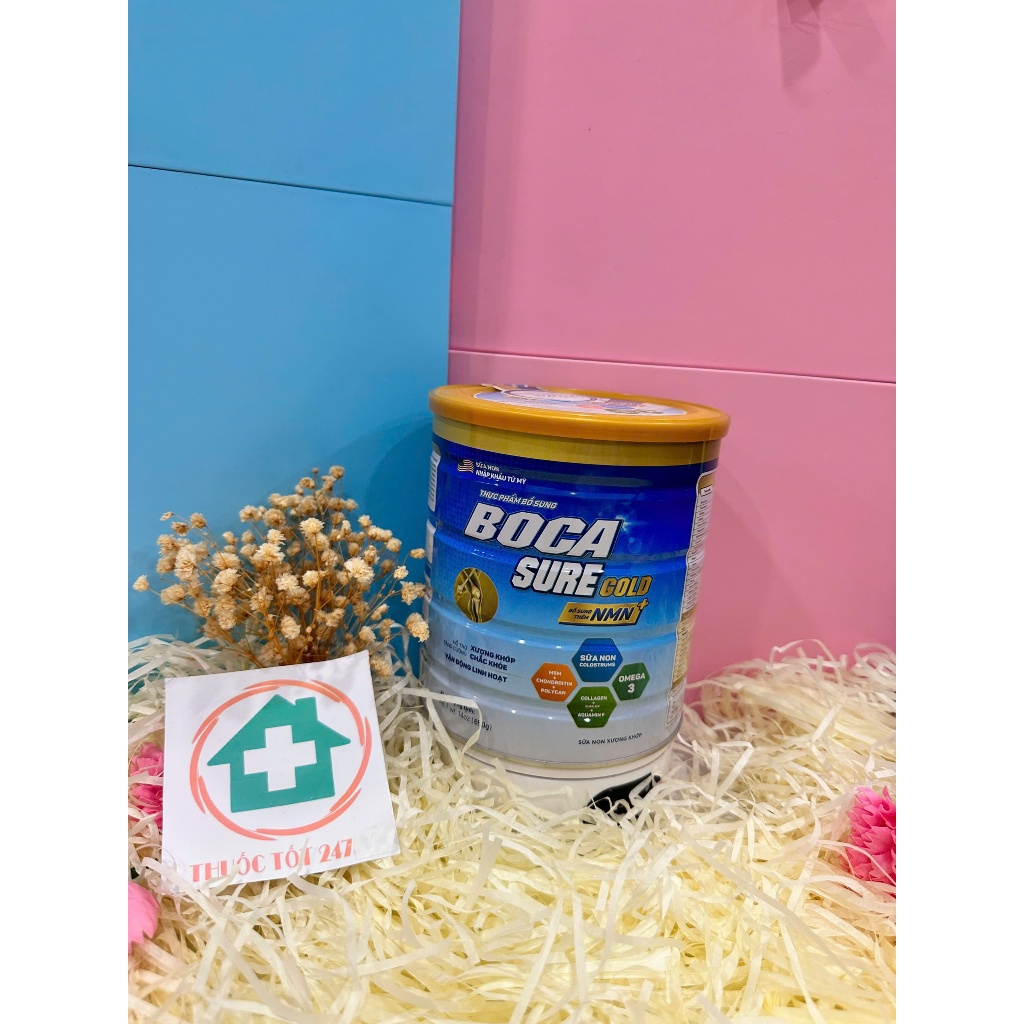 Sữa non xương khớp Boca Sure Gold hộp 650g nhập khẩu