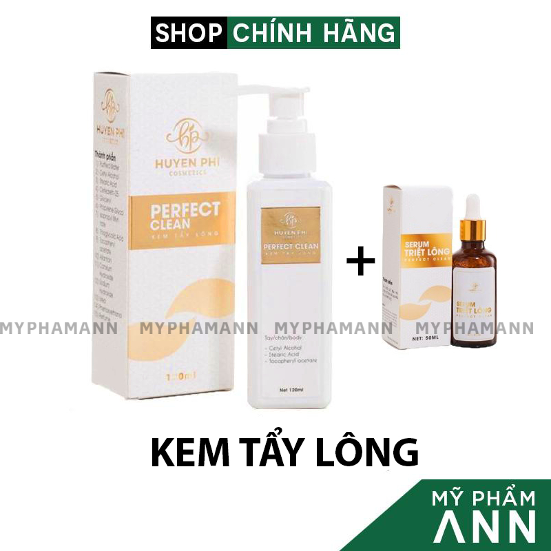 Combo Kem Tẩy Lông Huyền Phi + Serum Triệt Lông Chính Hãng Huyền Phi - 8938515976256