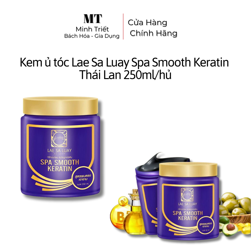 Kem ủ tóc Lae Sa Luay Spa Smooth Keratin 250ml