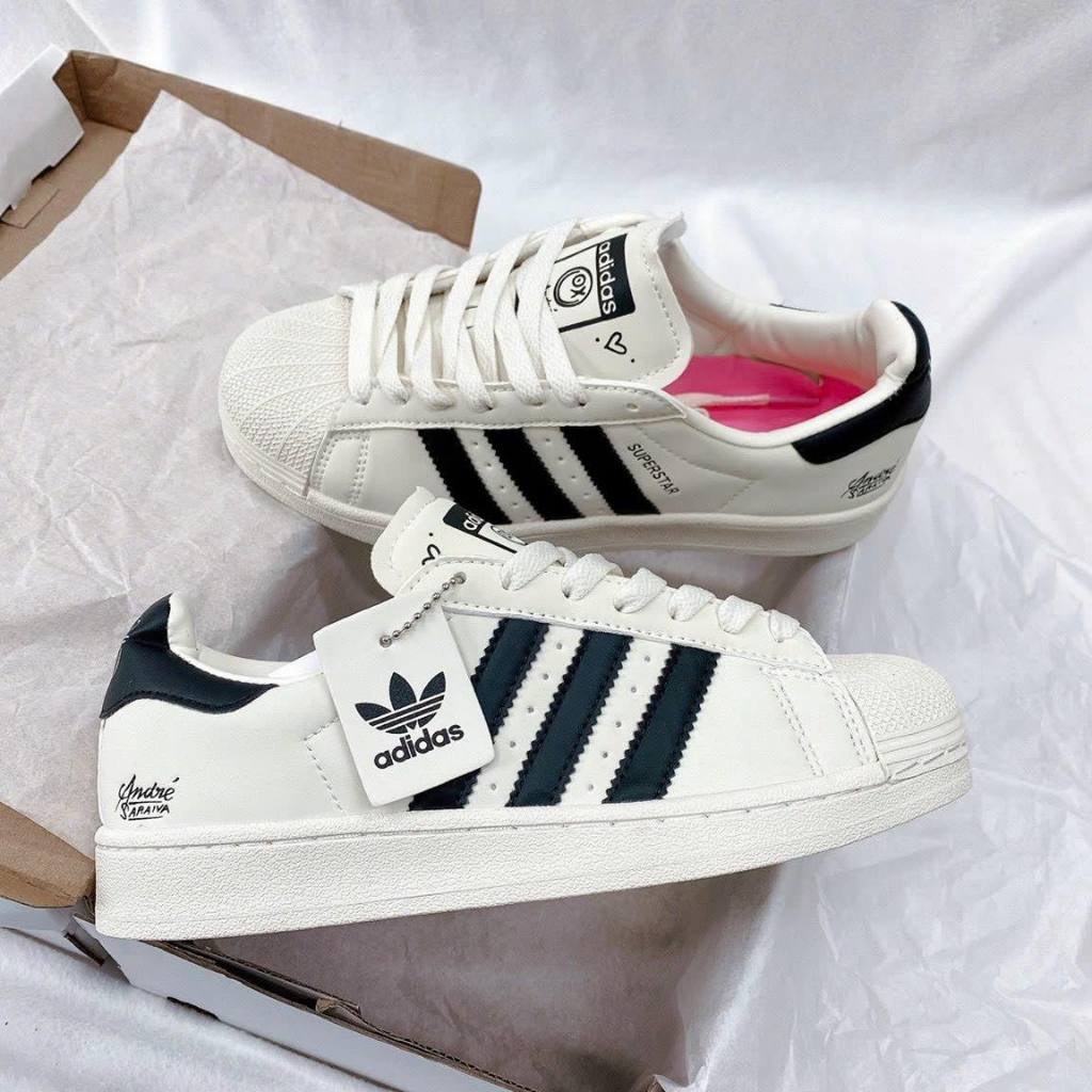 Giày Adidas Superstar x André Saraiva Cream Giày Thể Thao Nam Nữ Cao Cấp Full Box Full Bill