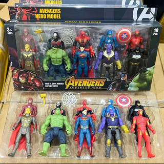  Siêu nhân đồ chơi siêu anh hùng có đèn xoay khớp phát sáng đồ chơi siêu nhân avengers cho bé trai 