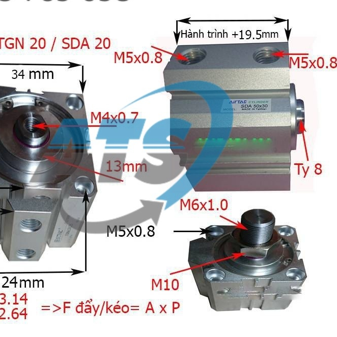ATS_Xi lanh khí SDA 20