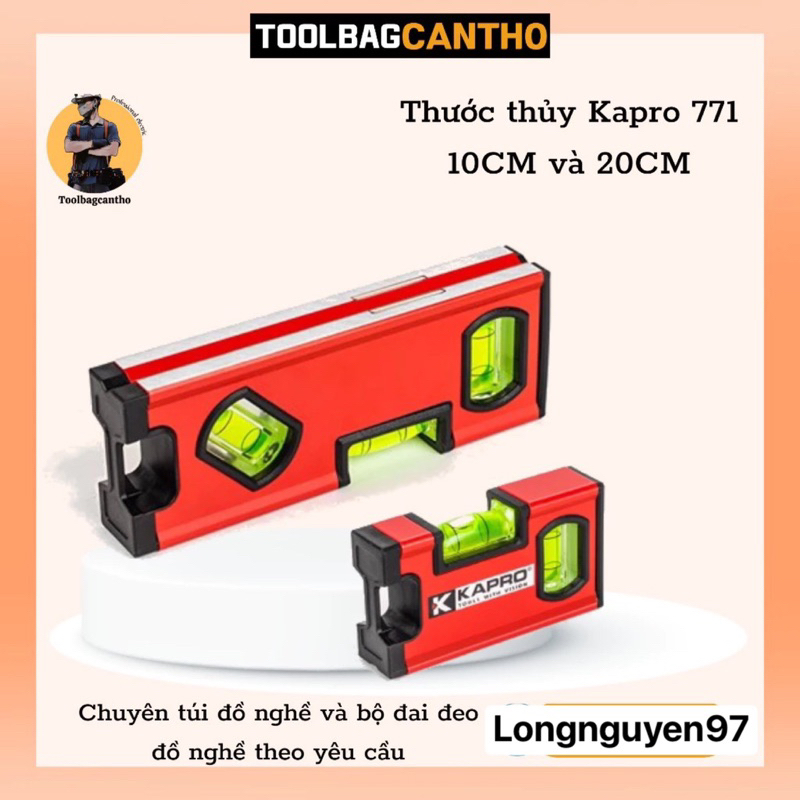 Thước thủy Kapro 771 10CM và 20CM