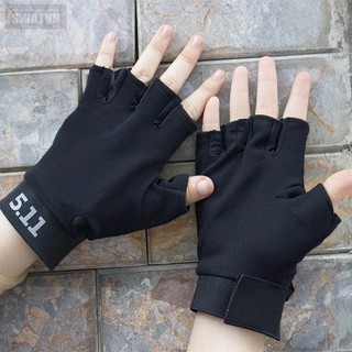 Găng tay 511 cụt ngón chiến thuật, bao tay xe máy, đi phượt tập gym