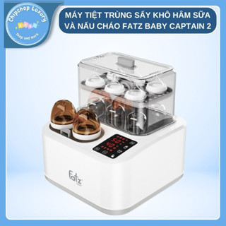 Máy tiệt trùng sấy khô nấu cháo thông minh tích hợp máy hâm sữa Captain 2 fatzbaby bảo hành 12 tháng